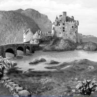 Eilean Donan In Grey Gallery Image